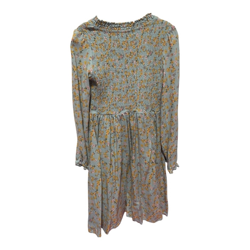 Biscotti Collection Girls floral dress Size 6. Light Blue with floral design.